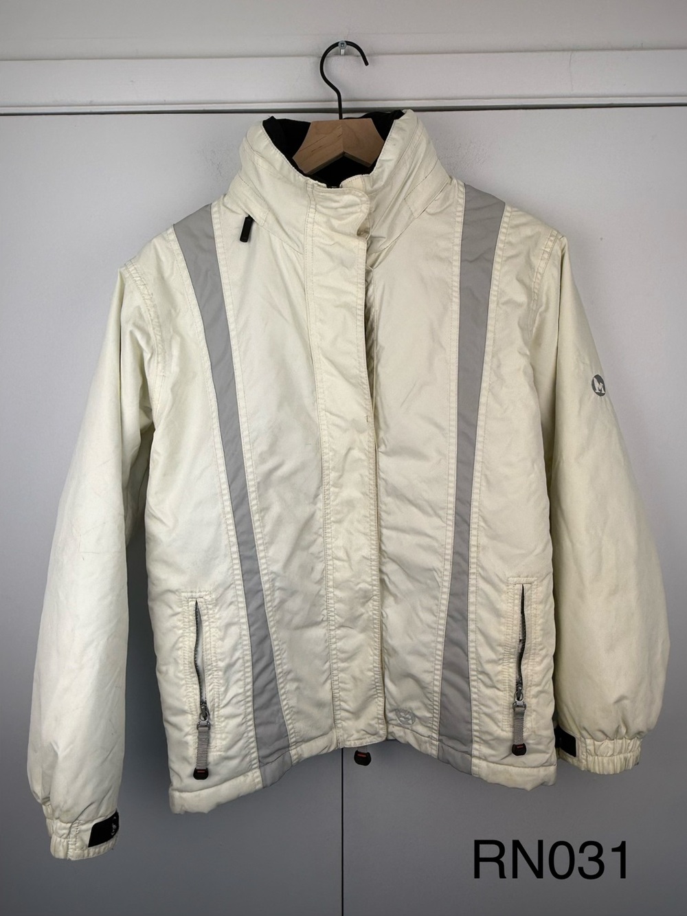 MARKER Women’s Cream Insulated Ski Snow Jacket Size 4